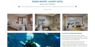 酒店预定系统PHP网站源码 Panda Resort V2.1.2 商业版