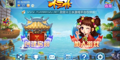 最火房卡十三水 欣欣十三水 房卡棋牌源码 附带网站后台